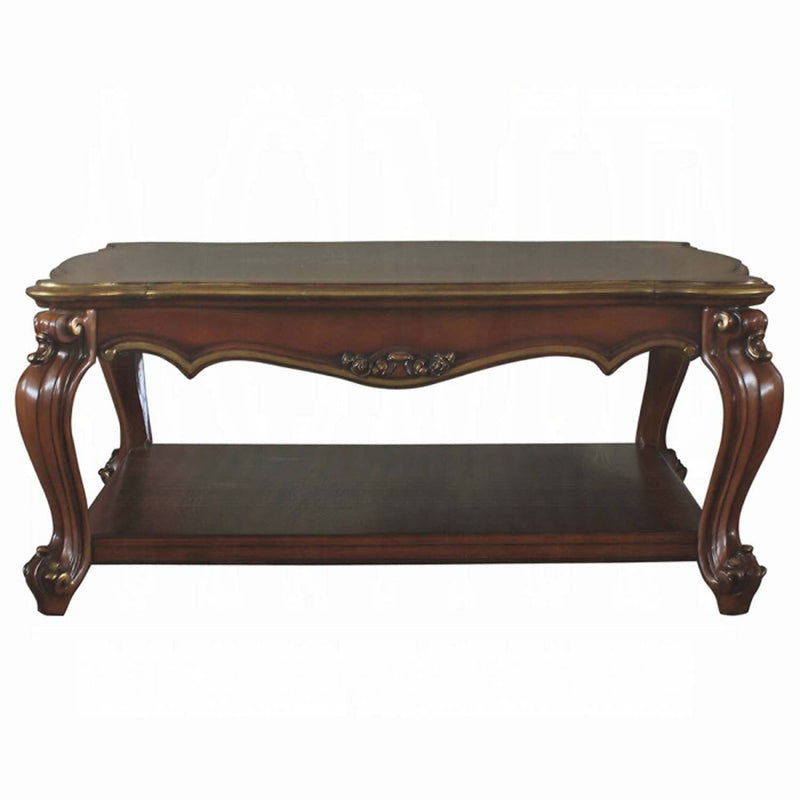 Picardy Square Coffee Table , Honey Oak Finish Acme