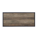 Idella Rectangular Coffee Table , Rustic Oak & Black Finish Acme