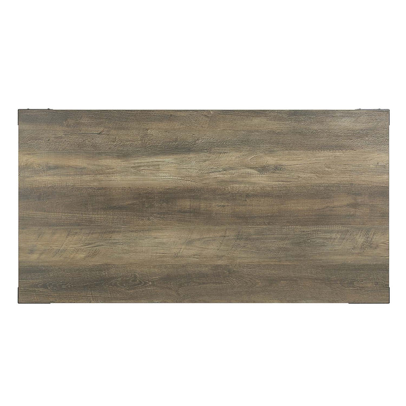 Abiram Rectangular Coffee Table , Rustic Oak Finish Acme