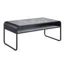 Raziela Rectangular Coffee Table , Concrete Gray & Black Finish Acme