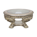 Danae Round Coffee Table, Champagne & Gold Finish Acme