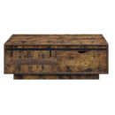 Bellarosa Rectangular Coffee Table , Rustic Oak Finish Acme