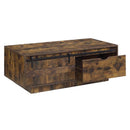 Bellarosa Rectangular Coffee Table , Rustic Oak Finish Acme