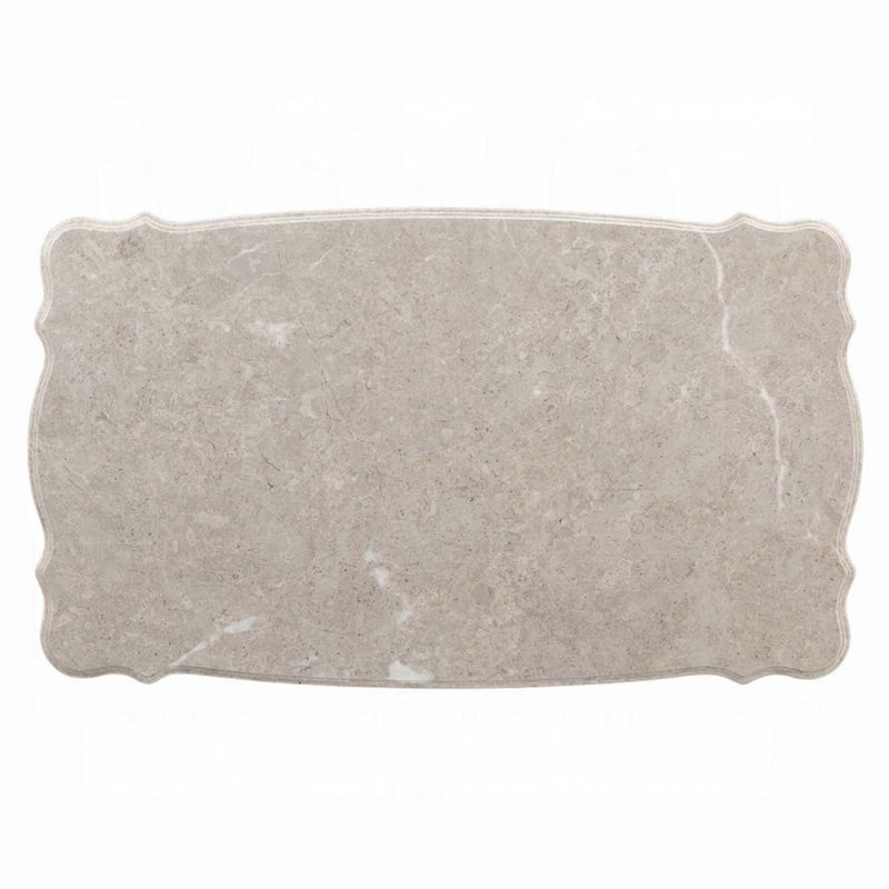 Miliani Rectangular Coffee Table w/Marble Top, Antique Bronze Finish Acme