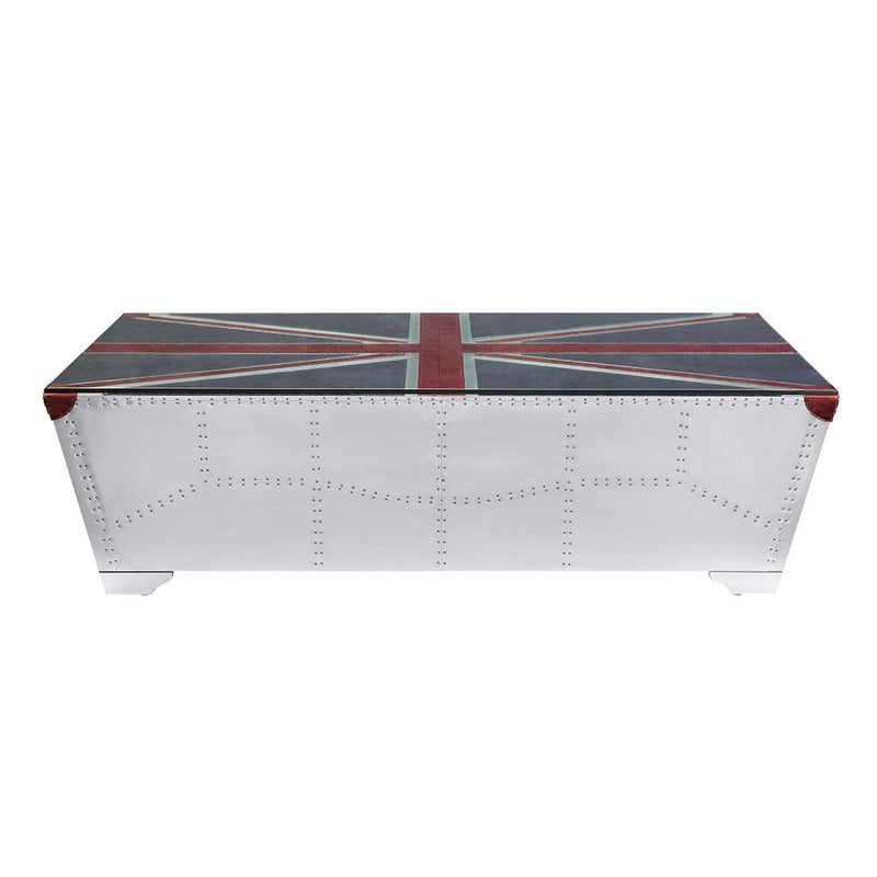 Brancaster Rectangular Coffee Table , Aluminum Acme