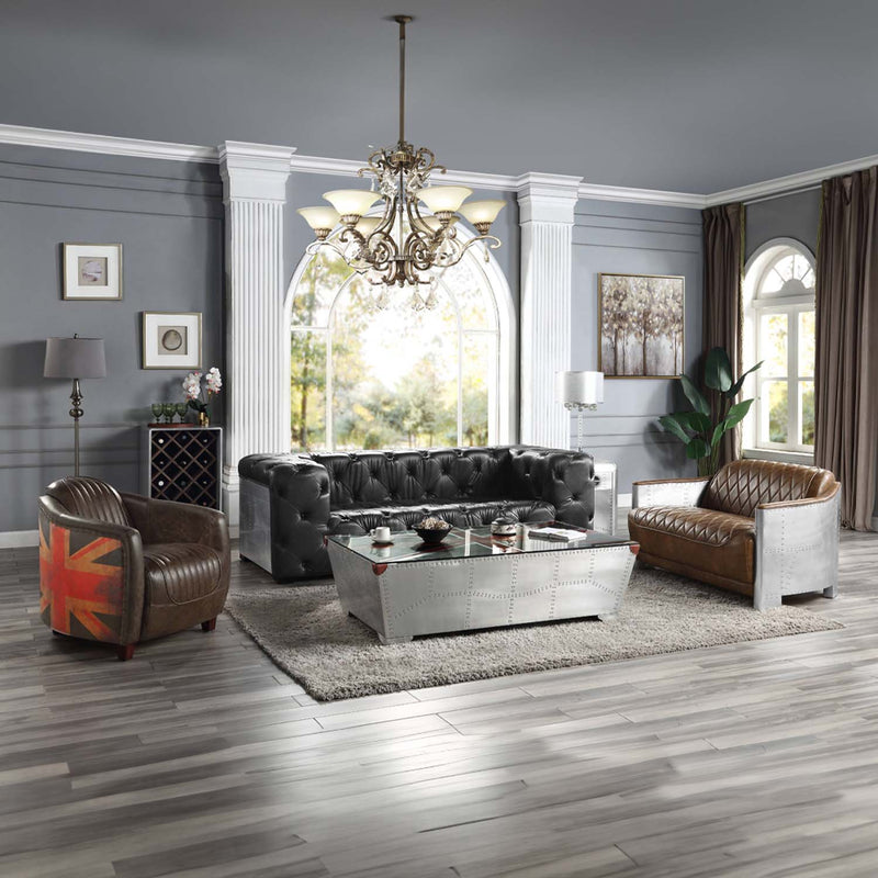 Brancaster Rectangular Coffee Table , Aluminum Acme