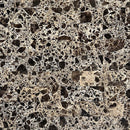 Nayla Rectangular Coffee Table , Natural Marble Top & Cherry Finish Acme