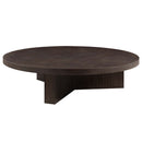 Guido Round Coffee Table, Oak Finish Acme