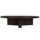 Guido Round Coffee Table, Oak Finish Acme