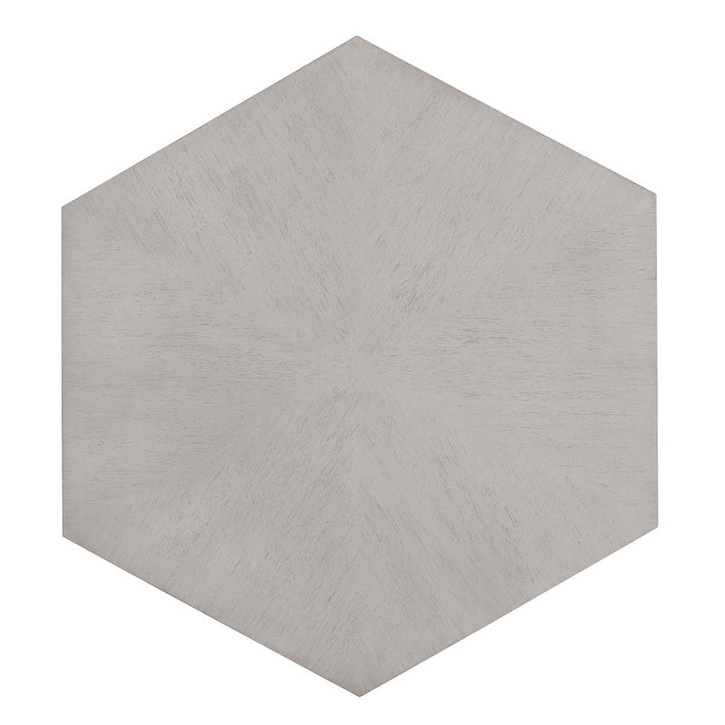 Hanniel Hexagon Coffee Table, Antique White Finish Acme