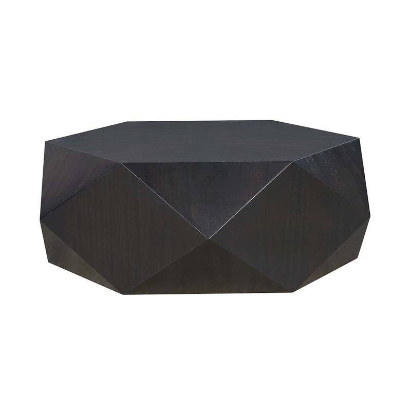 Hanniel Hexagon Coffee Table, Antique Black Finish Acme