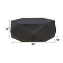 Hanniel Hexagon Coffee Table, Antique Black Finish Acme