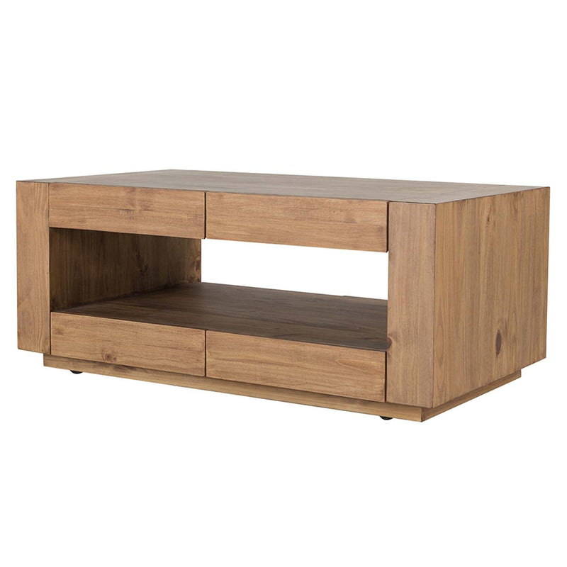 Harlan Rectangular Occasional Table , Brown Finish Acme