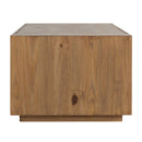 Harlan Rectangular Occasional Table , Brown Finish Acme