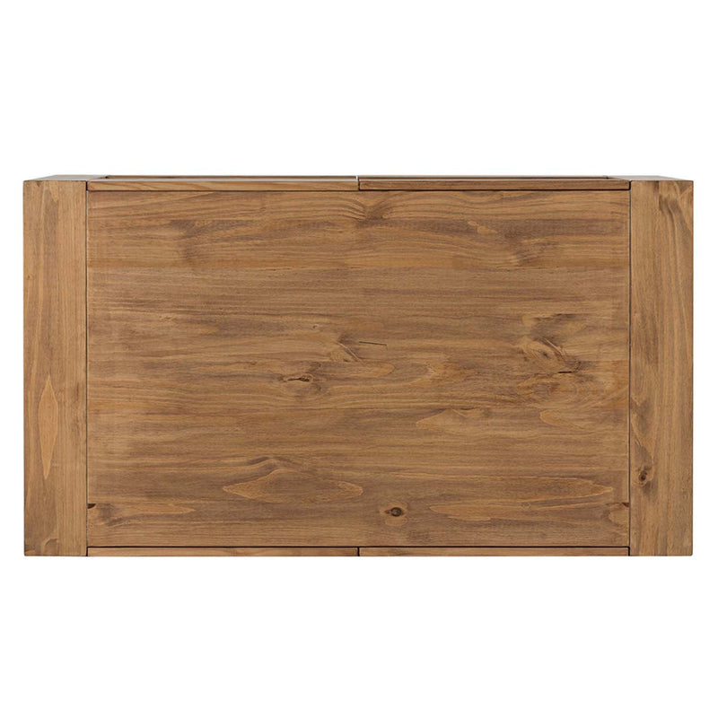 Harlan Rectangular Occasional Table , Brown Finish Acme