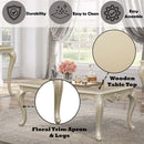 Libertee Rectangular Coffee Table , Champagne Finish Acme