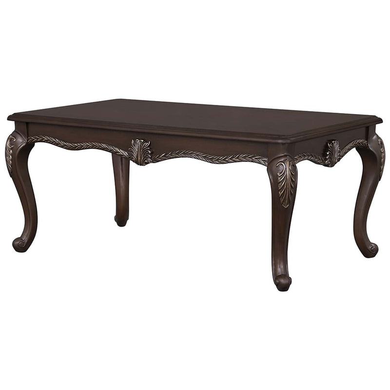 Pierce Rectangular Coffee Table , Cherry Finish Acme