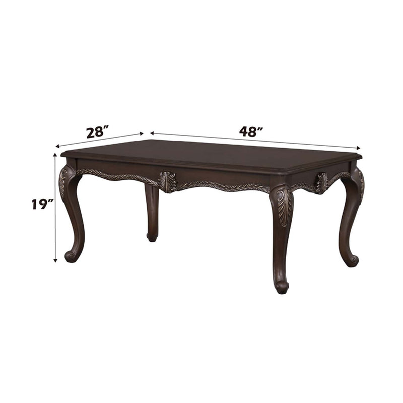Pierce Rectangular Coffee Table , Cherry Finish Acme