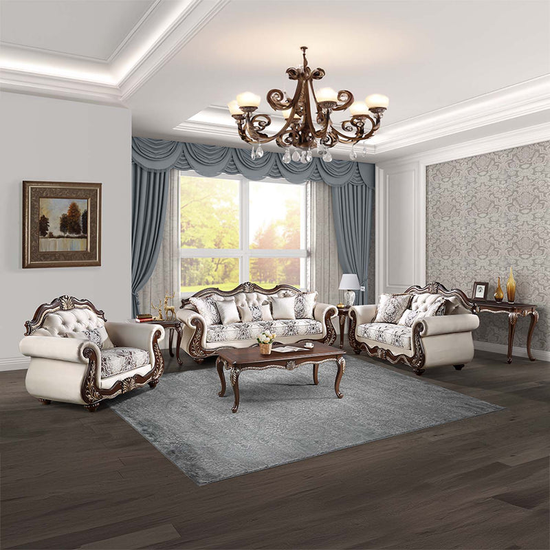 Pierce Rectangular Coffee Table , Cherry Finish Acme