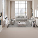 Fritzy Square Coffee Table, Engineered Stone Finish Acme