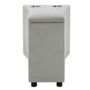 Emee Console w/USB, Gray Corduroy Acme