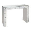 Hessa Console Table, Mirrored & Faux Rhinestone Acme