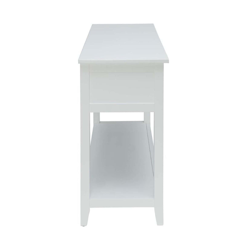 Flavius Console Table, White Finish Acme