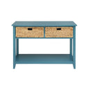 Flavius Console Table, Teal Finish Acme