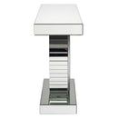 Nysa Console Table, Mirrored & Faux Crystals Acme
