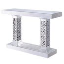 Kachina Console Table, Mirrored & Faux Gems Acme