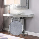Noralie Console Table, Mirrored & Faux Diamonds Acme