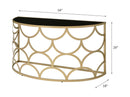 Altus Console Table, Gold Finish Acme