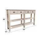 Galileo Console Table, Cream Finish Acme