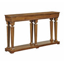Garrison Console Table, Oak Finish Acme