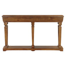Garrison Console Table, Oak Finish Acme