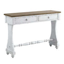 Carminda Console Table, Antique White Finish Acme