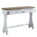 Carminda Console Table, Antique White Finish Acme