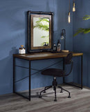 Bob Console Table, Weathered Oak & Black Finish Acme
