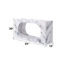 Fritzy Console Table, Engineered Stone Finish Acme