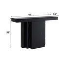 Drisana Console Table, Black Mirrored Finish Acme