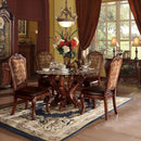 Dresden Curio, Cherry Oak Finish Acme