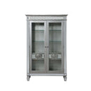 Varian Curio, Mirrored & Antique Platinum Finish Acme