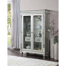 Varian Curio, Mirrored & Antique Platinum Finish Acme