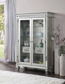 Varian Curio, Mirrored & Antique Platinum Finish Acme