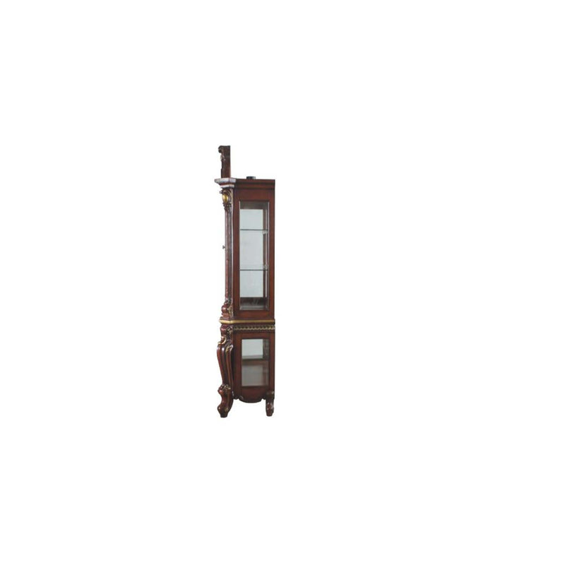 Picardy Curio, Honey Oak Finish Acme