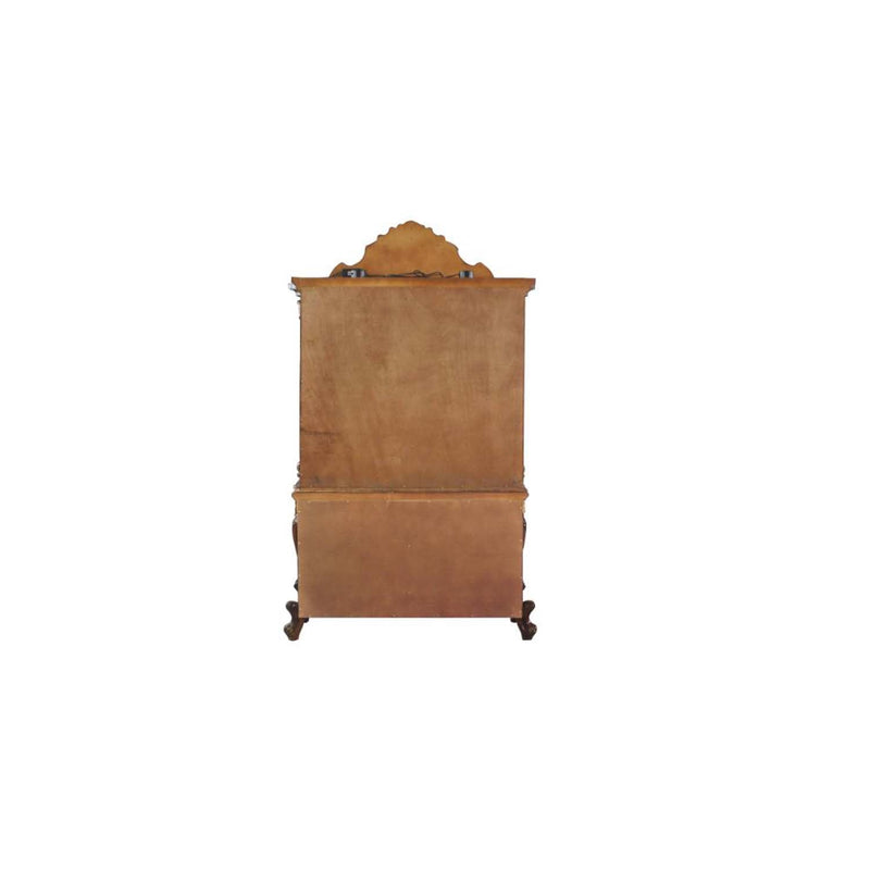 Picardy Curio, Honey Oak Finish Acme