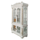 Vendome Curio, Antique Pearl Finish Acme