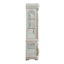 Vendome Curio, Antique Pearl Finish Acme