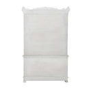 Vendome Curio, Antique Pearl Finish Acme