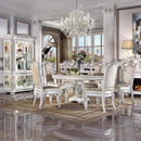 Vendome Curio, Antique Pearl Finish Acme